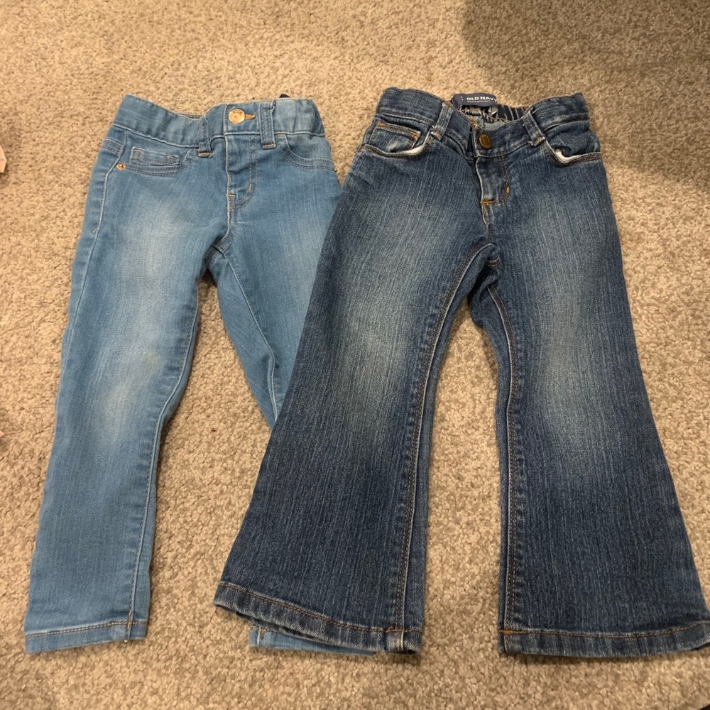 Toddler Girl Jeans 2 Set!